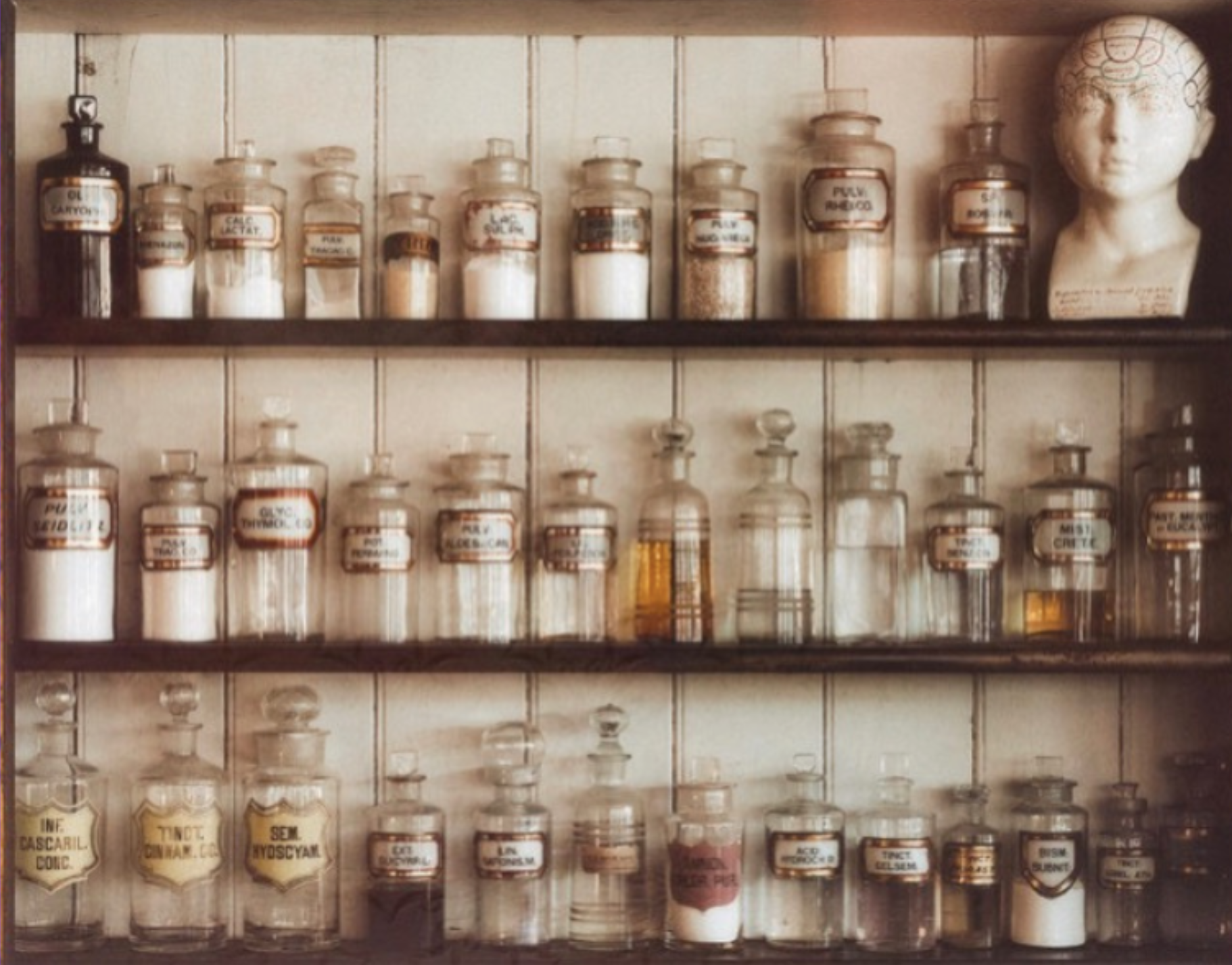 Apothecary cupboard